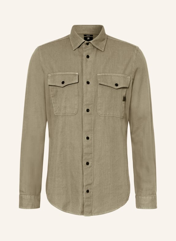 G-Star RAW Shirt slim fit KHAKI