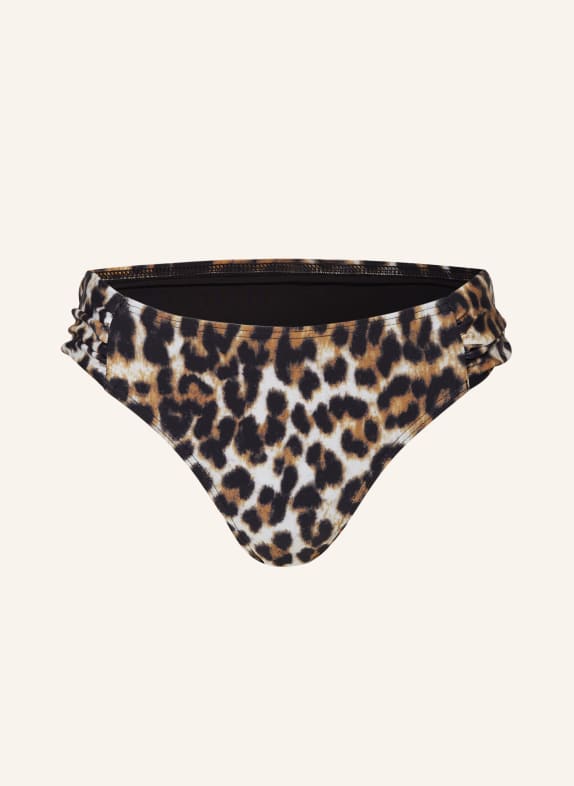Hot Stuff Panty bikini bottoms BLACK/ BROWN/ CREAM