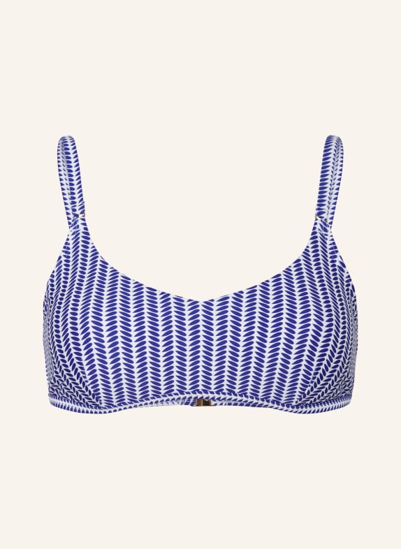 Hot Stuff Bralette bikini top WHITE/ BLUE