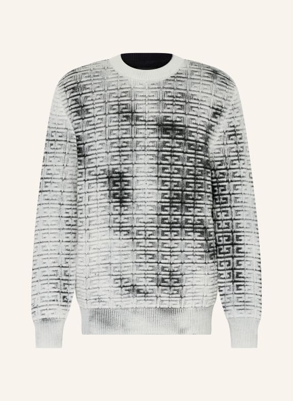 GIVENCHY Pullover WEISS/ DUNKELBLAU
