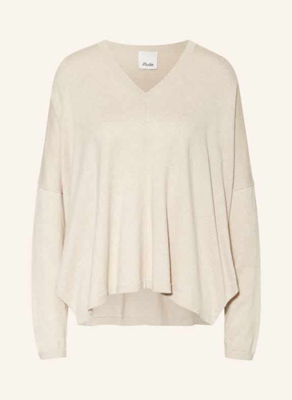 ALLUDE Pullover BEIGE