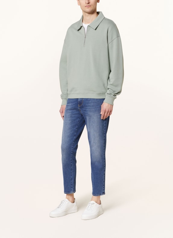 PAUL Jeans met taps toelopende pijpen 4348 mid blue