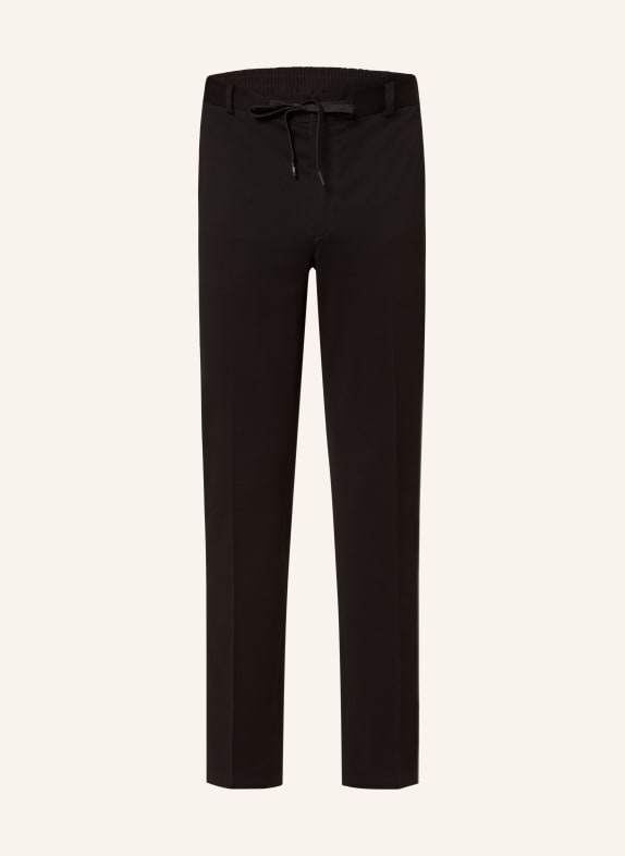 CIRCOLO 1901 Suit trousers in jogger style slim fit 001 NERO