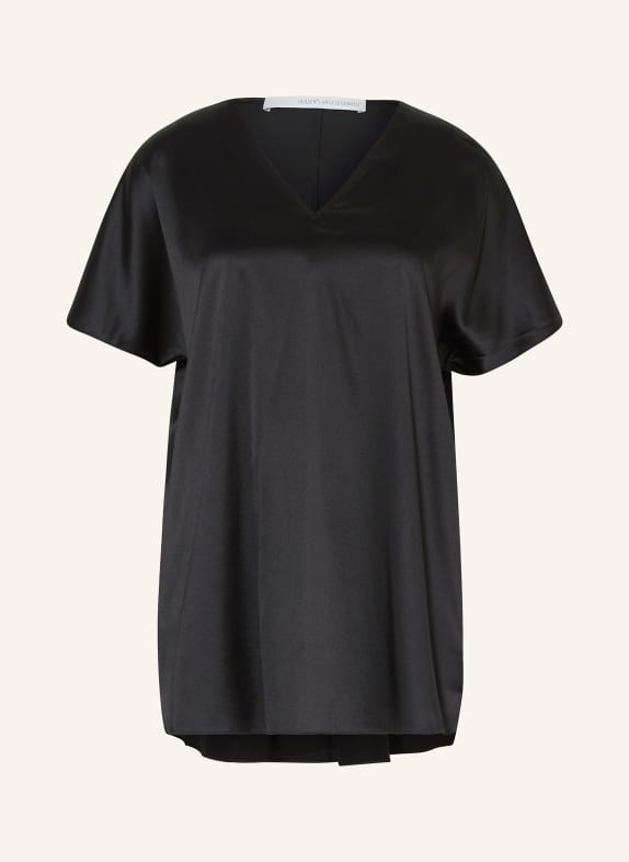 HERZEN'S ANGELEGENHEIT Shirt blouse in silk BLACK