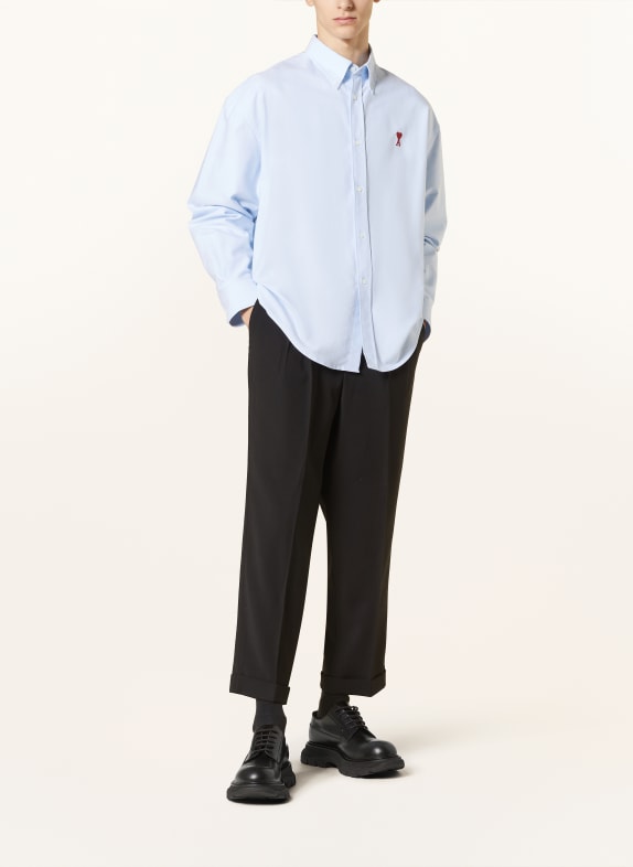 AMI PARIS Oxford overhemd Classic Fit LICHTBLAUW