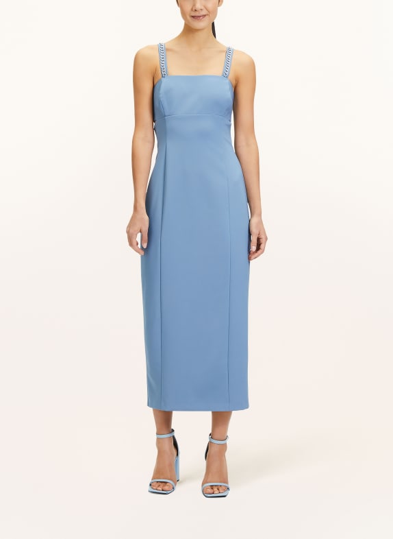 V by Vera Mont Dress with cut-outs 8307 Slate Blue