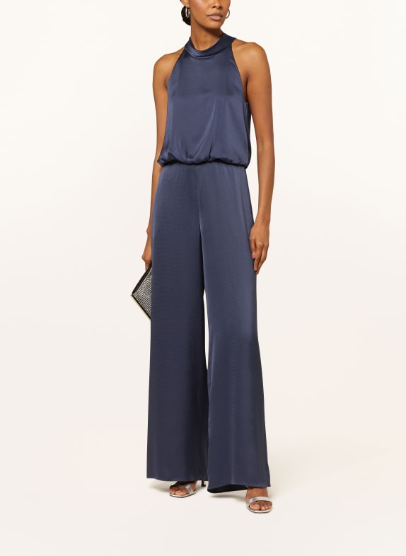 V by Vera Mont Satin-Jumpsuit DUNKELBLAU