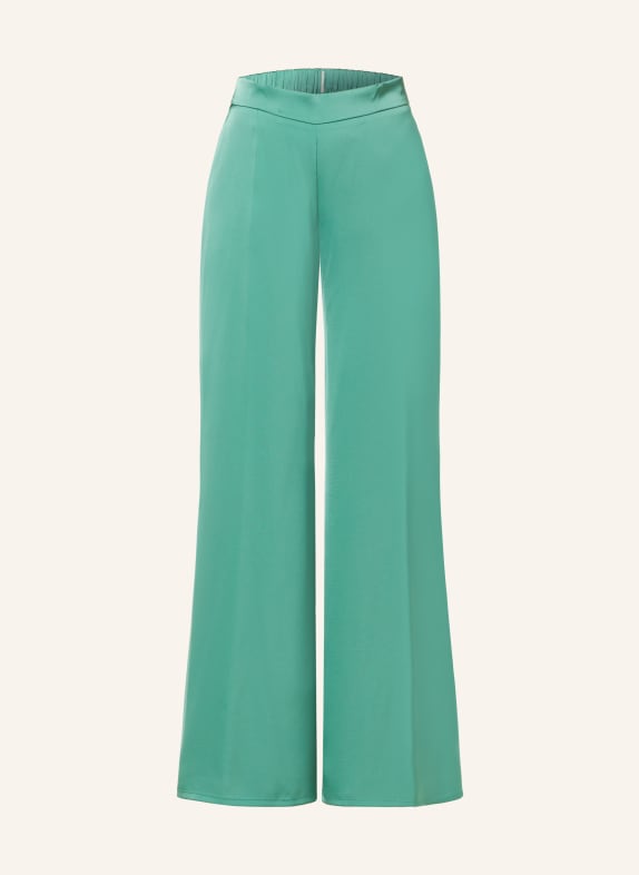 V by Vera Mont Satin trousers GREEN