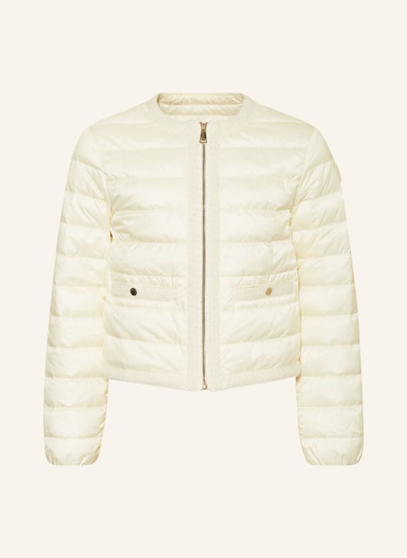 MONCLER enfant Daunenjacke DAFINA mit Glitzergarn ECRU