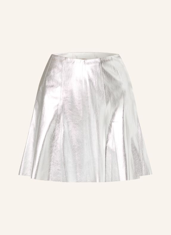 rich&royal Skirt in leather look SILVER
