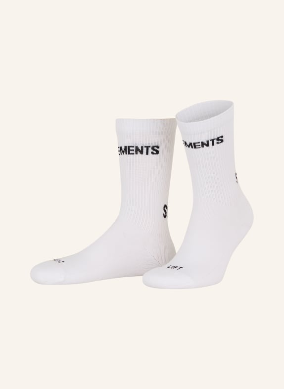 VETEMENTS Socks WHITE