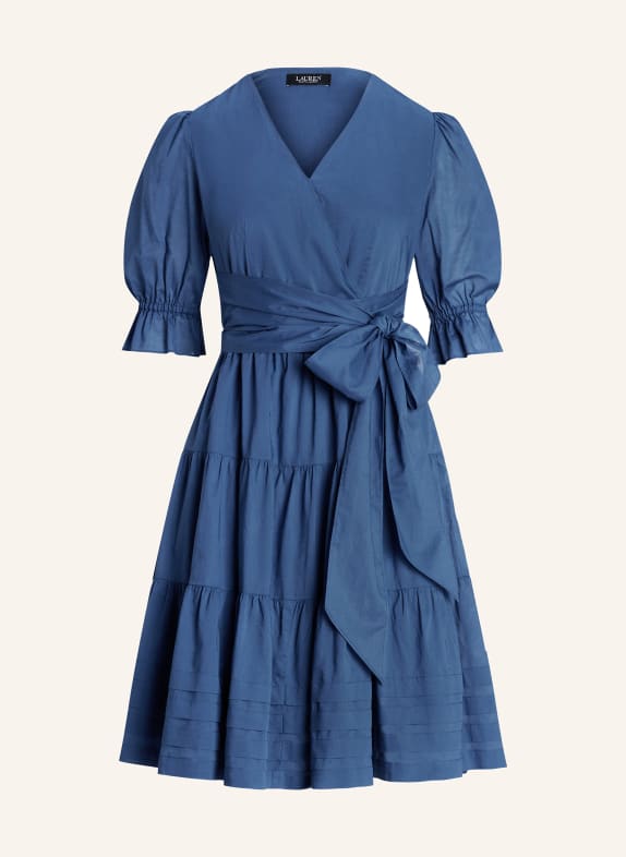 LAUREN RALPH LAUREN Dress in wrap look BLUE