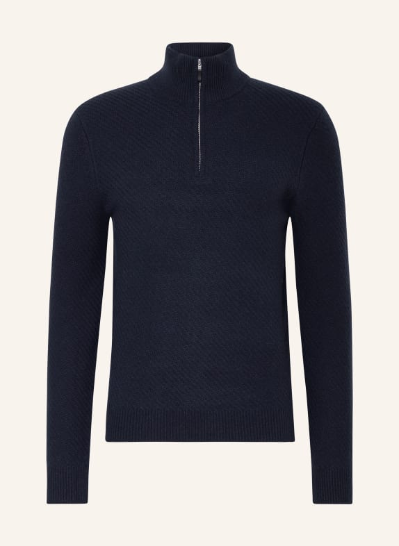 REISS Half-zip sweater TEMPO DARK BLUE