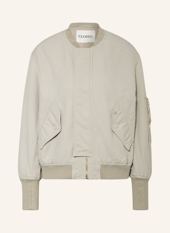 CLOSED Bomber jacket BEIGE