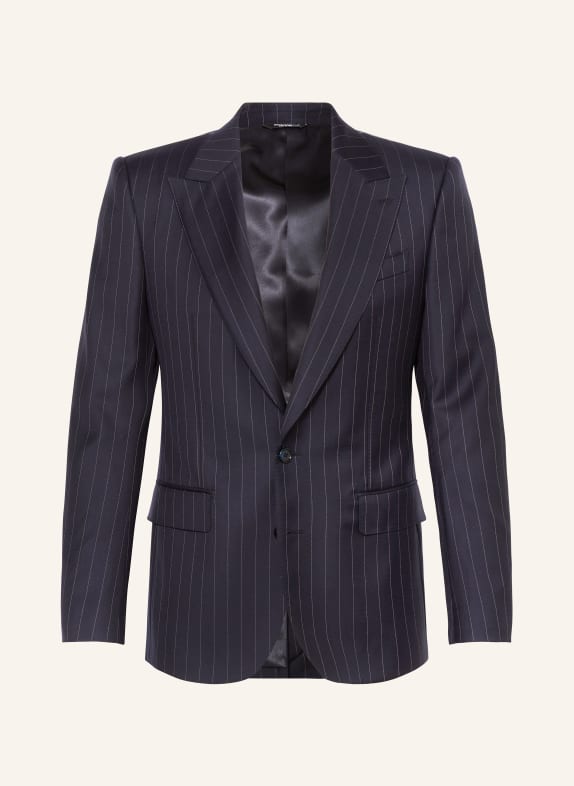 DOLCE & GABBANA Suit jacket Slim Fit DARK BLUE/ WHITE