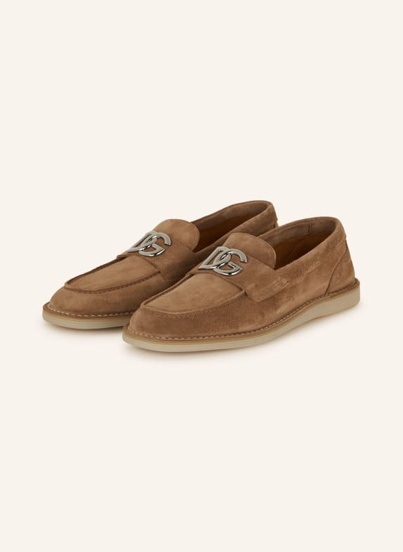 DOLCE & GABBANA Loafers BROWN