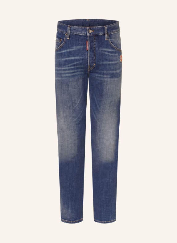 DSQUARED2 Jeans SKATER Extra Slim Fit 470 BLUE NAVY