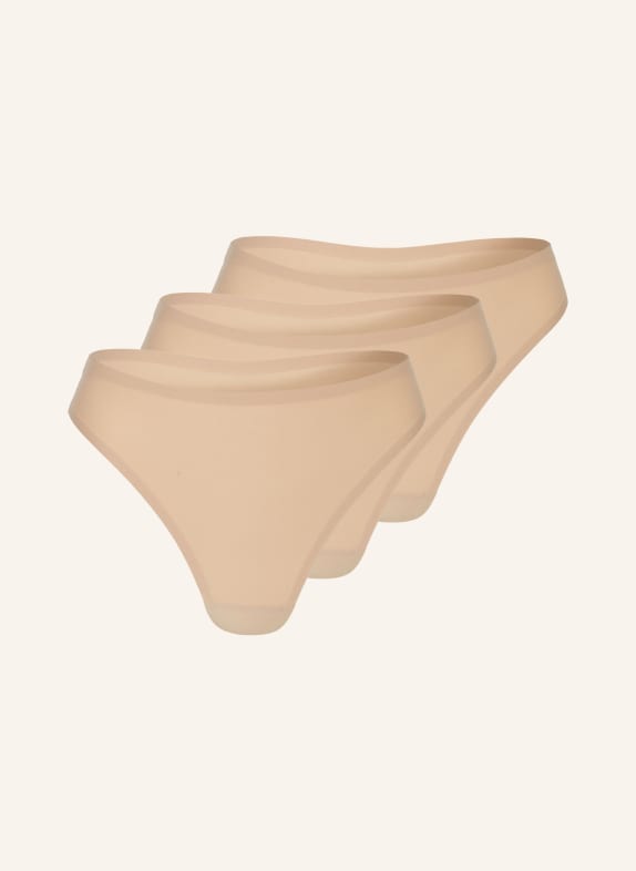 CHANTELLE 3er-Strings SOFTSTRETCH NUDE