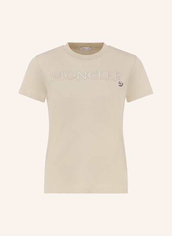 MONCLER T-shirt BEŻOWY
