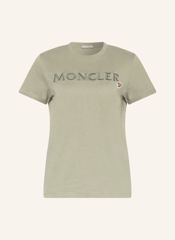 MONCLER T-shirt JASNOZIELONY