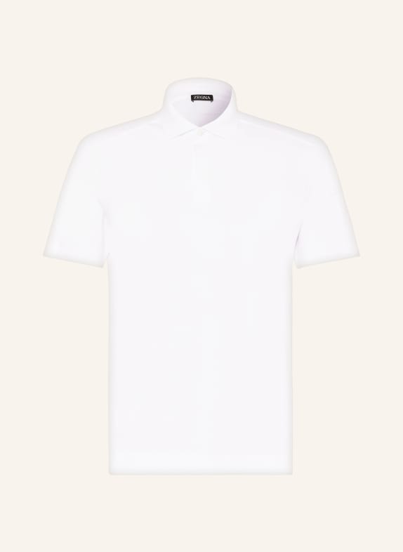 ZEGNA Jersey polo shirt WHITE