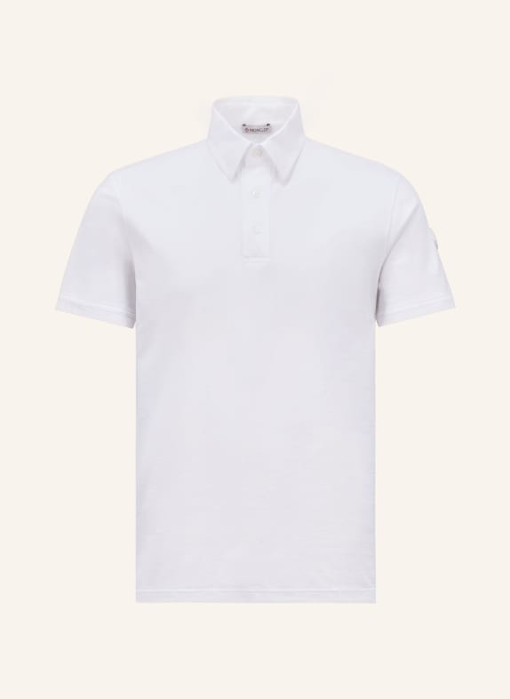 MONCLER Jersey polo shirt WHITE