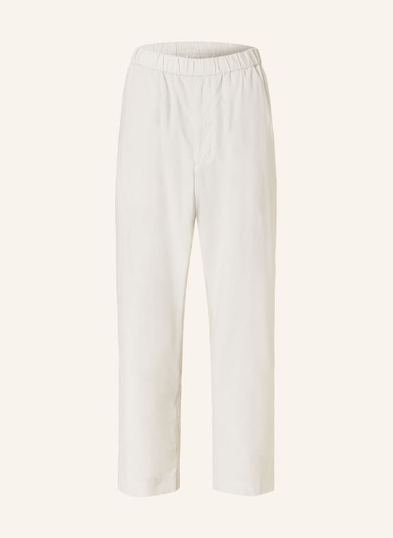 MONCLER Corduroy trousers in jogger style ECRU