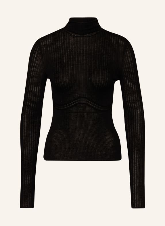PATRIZIA PEPE Turtleneck sweater BLACK