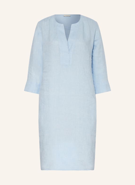 ANGOOR Linen dress with 3/4 sleeves LIGHT BLUE