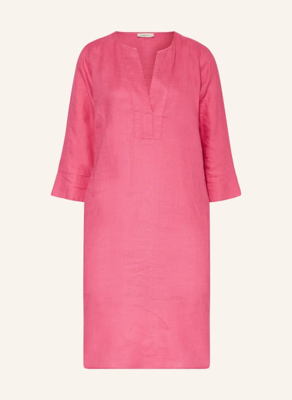 ANGOOR Linen dress with 3/4 sleeves PINK