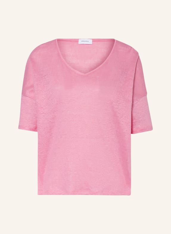 darling harbour T-shirt made of linen PINK