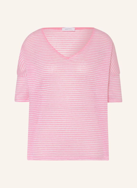 darling harbour T-shirt made of linen PINK