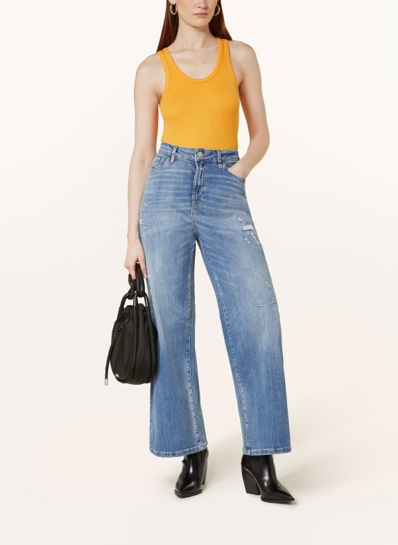 ELIAS RUMELIS Wide Leg Jeans KALEA 934 middle blue