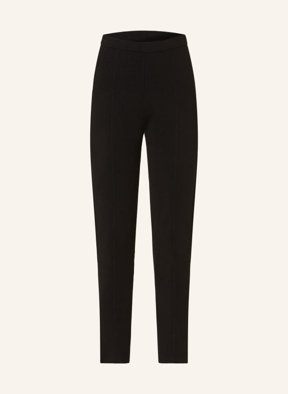 COS Knit trousers BLACK