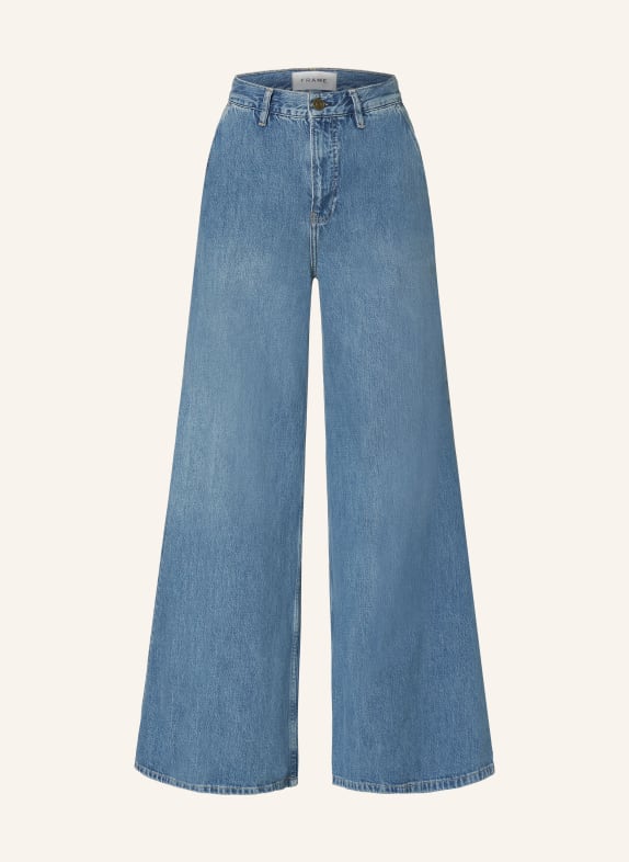 FRAME Flared Jeans THE EXTRA WIDE LEG BLAU