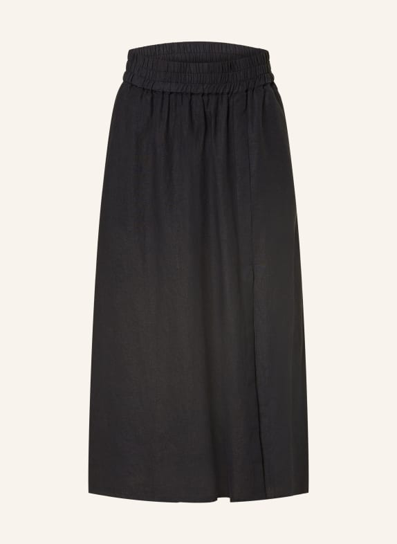 lilienfels Linen skirt BLACK