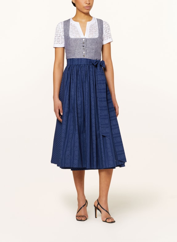 Grasegger Marcelo Burlon County Of Milan Kids Wings Print T-shirt DARK BLUE