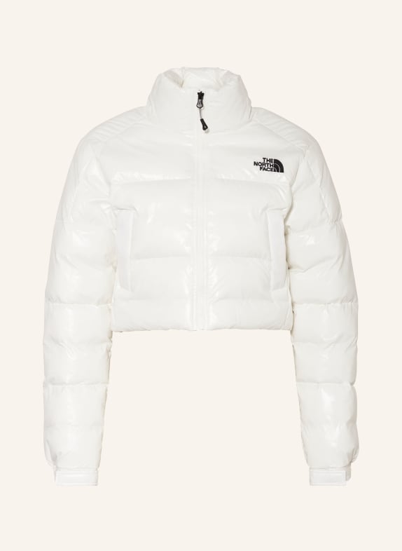 THE NORTH FACE Cropped quilted jacket RUSTA 2.0 WHITE