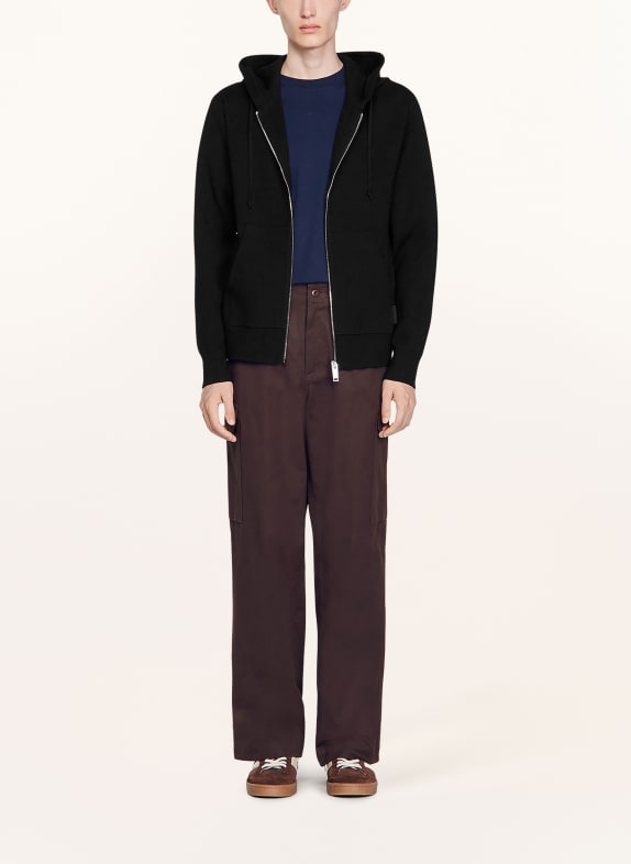 SANDRO Strickjacke SCHWARZ