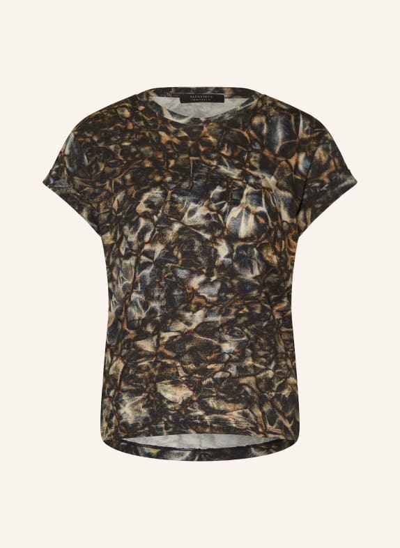 ALLSAINTS T-Shirt CALADESI ANNA DUNKELBLAU/ BRAUN/ CREME