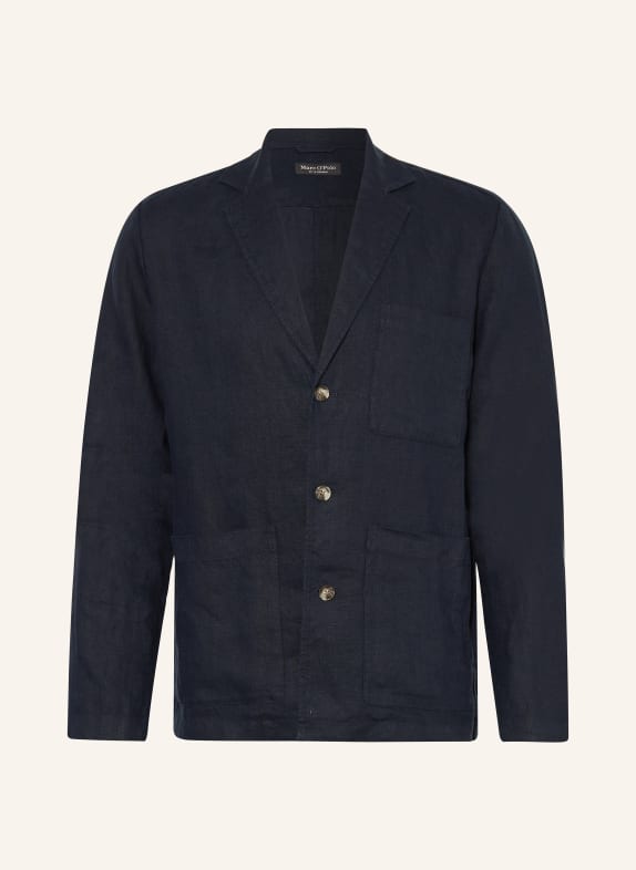 Marc O'Polo Linen jacket regular fit DARK BLUE