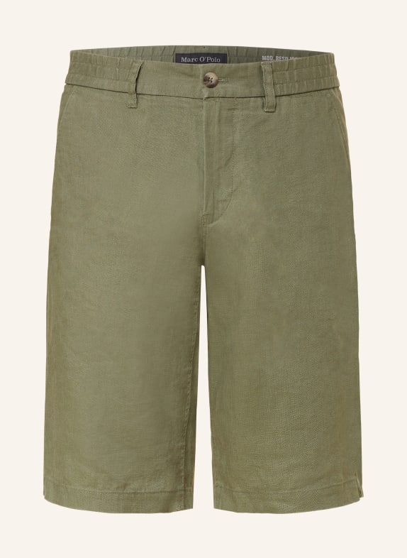 Marc O'Polo Linen shorts RESO Regular Fit OLIVE