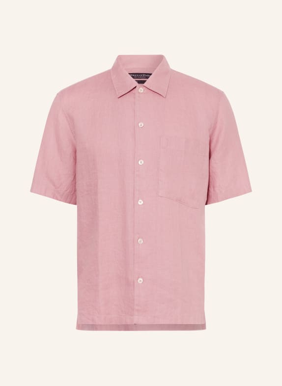 Marc O'Polo Short sleeve shirt regular fit made of linen DUSKY PINK