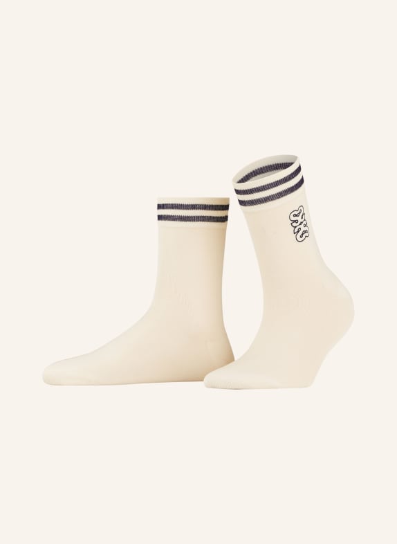 SANDRO Socken D187 ECRU / BLEU