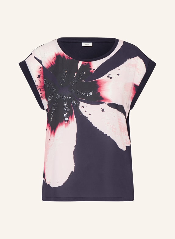 s.Oliver BLACK LABEL T-Shirt DUNKELBLAU