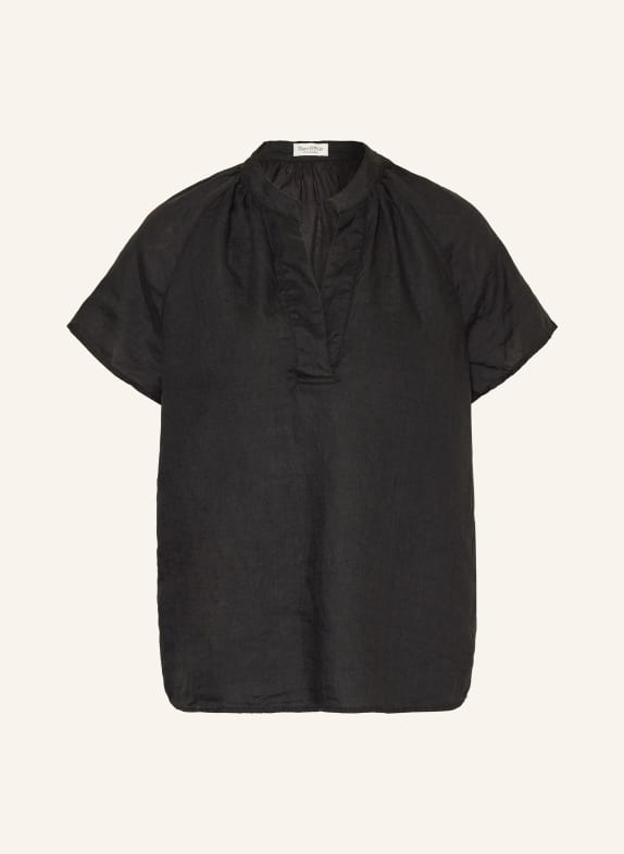 Marc O'Polo Shirt blouse made of linen BLACK