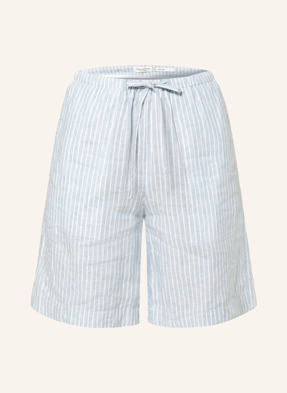 Marc O'Polo Linen shorts LIGHT BLUE/ WHITE
