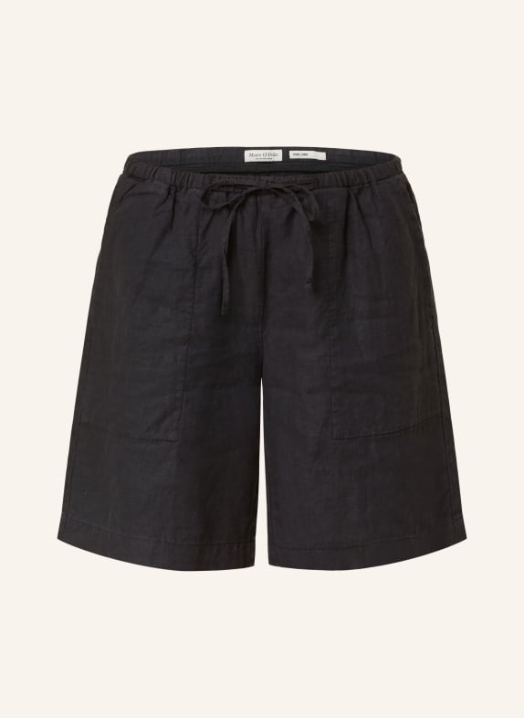 Marc O'Polo Linen shorts BLACK