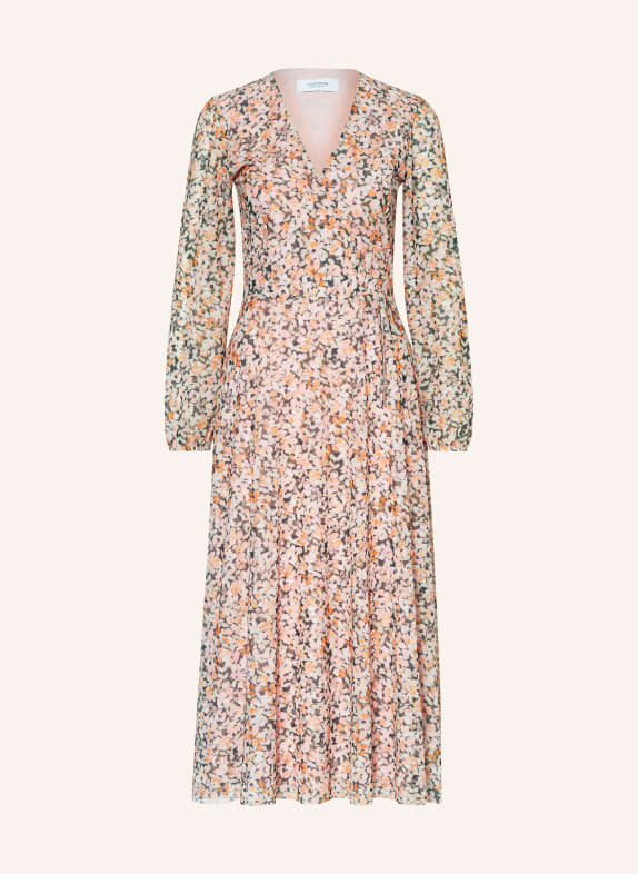 Calvin Klein Jeans Mesh dress BEIGE/ ORANGE/ PINK