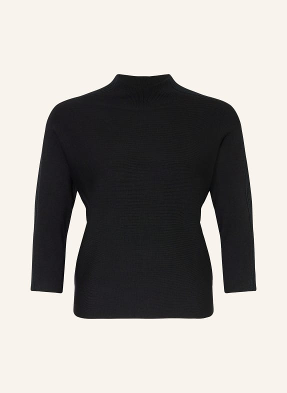 comma Pullover mit 3/4-Arm SCHWARZ